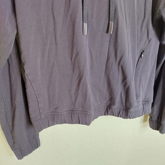Lululemon Twisted And Tucked Pullover Black Run Soft Hoodie long sleeve sz 6 - Picture 4 of 8
